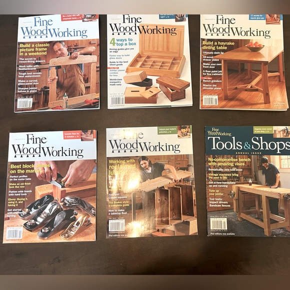 2012 bundle of 6 Fine Woodworking magazines - Picture 1 of 9
